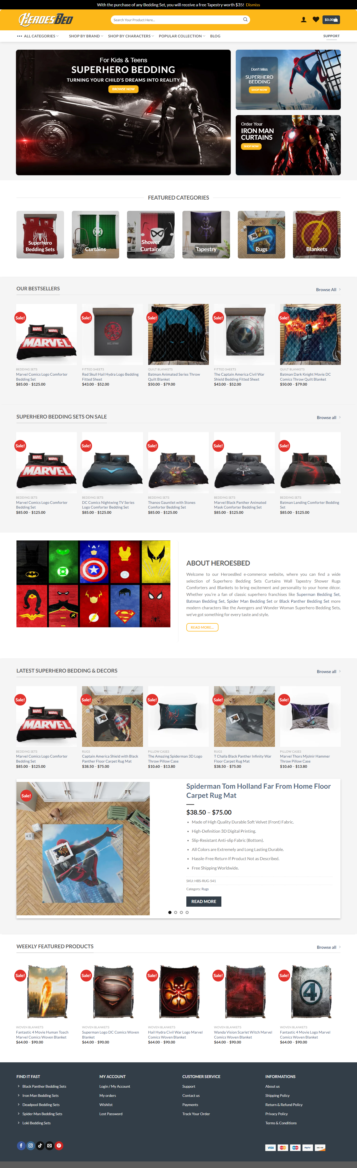 heroesbed_Landing_Page